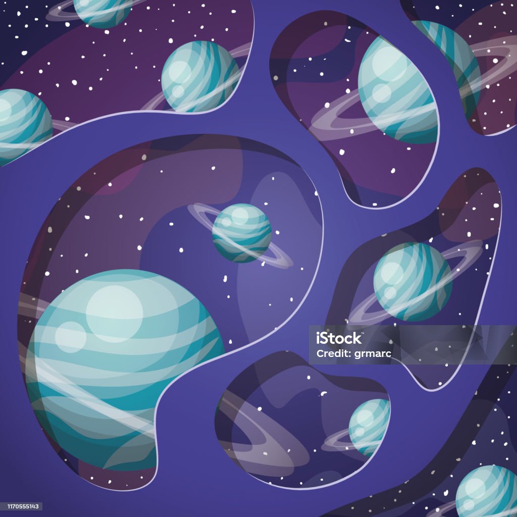 Planetary Vector Designs Solar System Planets Design Vector Illustration Stock Illustration ...