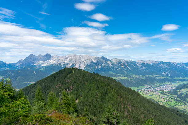 istock Hochwurzen and Dachstein mountain in the Austrian Alps 1170559471
