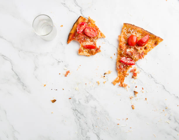 Pizza slice - fotografia de stock