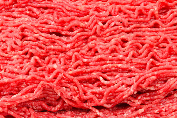istock Chopped meat  isolated on white background. 1170563439