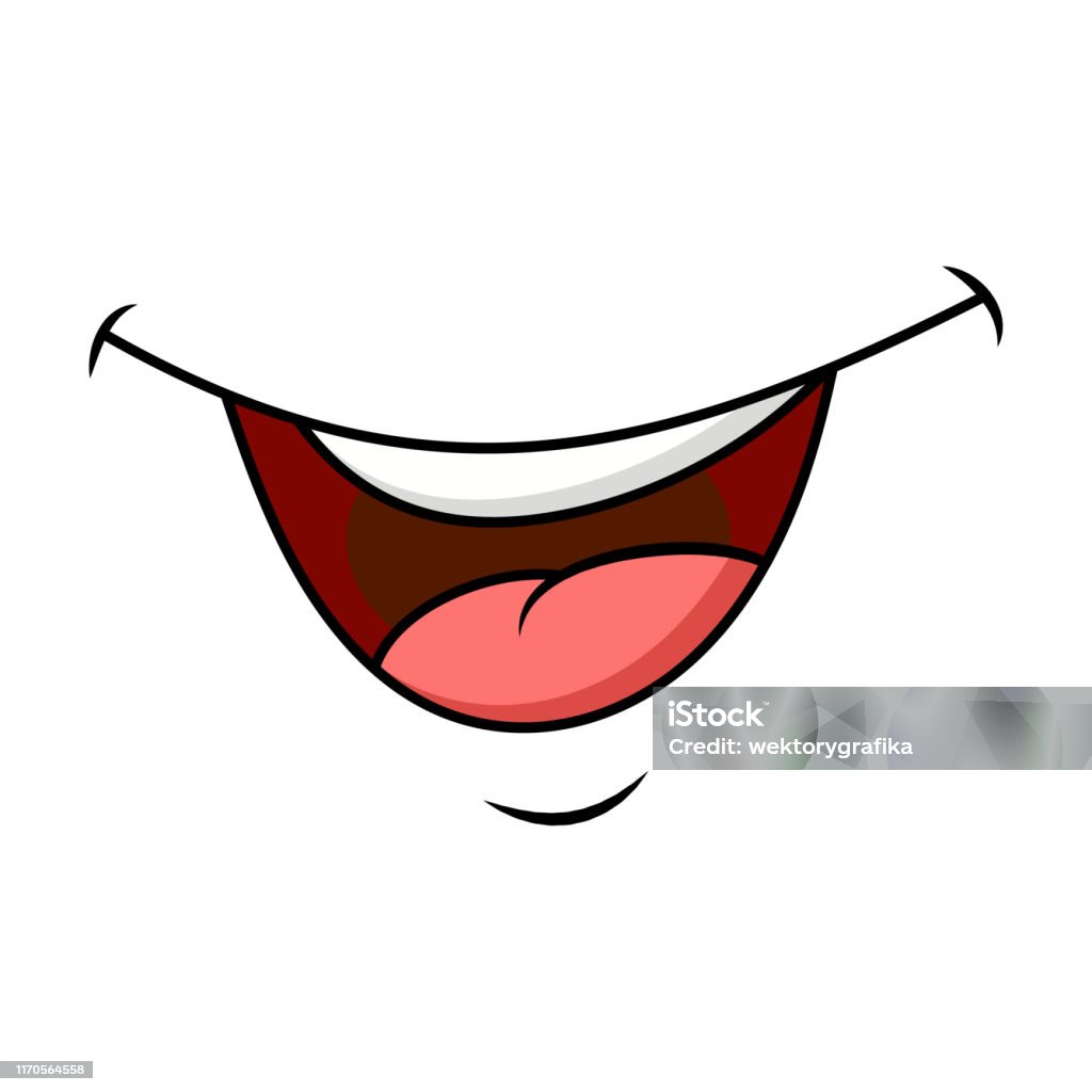 Thiết Kế Phim Hoạt Hình Cách Ly Nụ Cười Miệng Và Lưỡi Bị Cô Lập ...