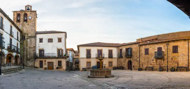 Photo of Panoramic Plaza Mayor in San Martin de Trevejo