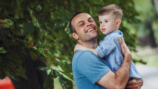 istock Single father and son hanging out outdoors 1170570777