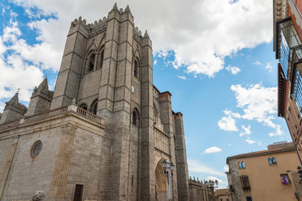 istock gothic and romanesque cathedral in Avila. Castilla y Leon, Spain 1170571291