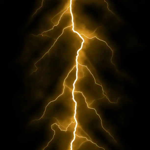 Photo of Natural Phenomenon Forked Lightning Color - HD Seamless Tiles Pattern - 04