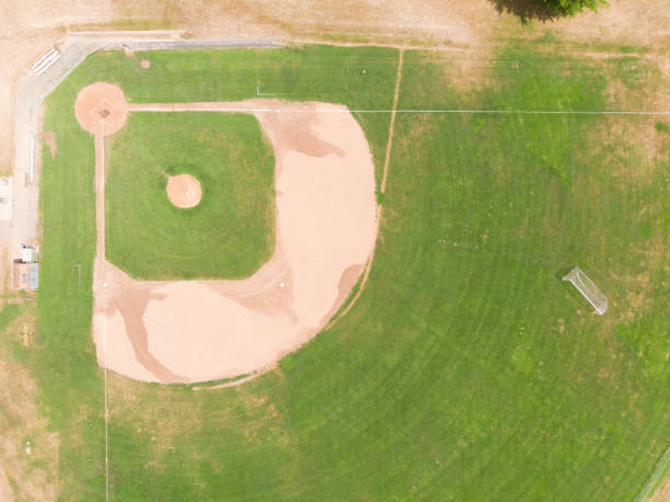 istock baseball playing field, shot from a high point, shot from a height 1170587170