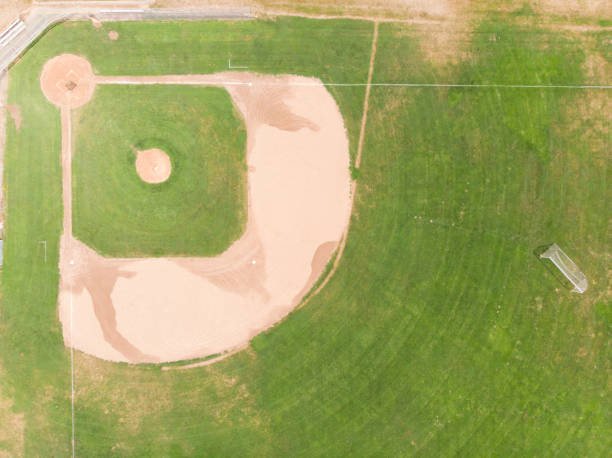 istock baseball playing field, shot from a high point, shot from a height 1170588358
