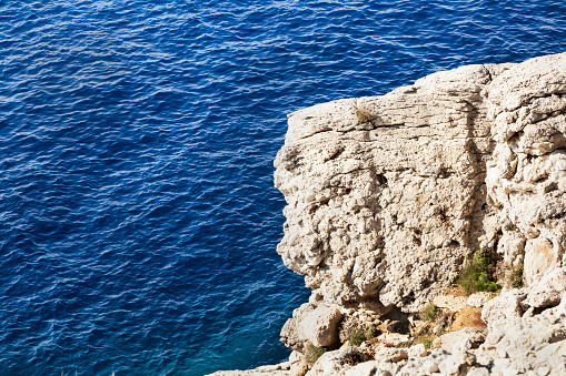 cliffs, rocks, clear water and pine trees all combine in the Mediterranean and the Balearic Island of Mallorca.