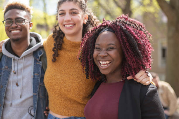 istock Multi-Ethnic Group of University Students Posing in Portrait 1170598250