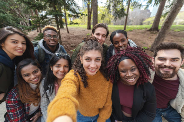 istock Multi-Ethnic Group of University Students Taking a Selfie 1170598278