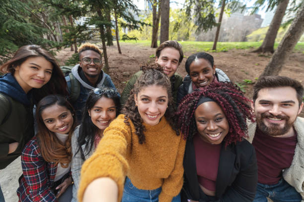 istock Multi-Ethnic Group of University Students Taking a Selfie 1170598281