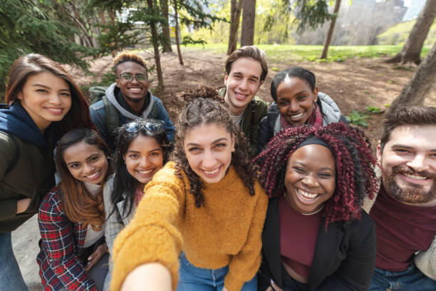 istock Multi-Ethnic Group of University Students Taking a Selfie 1170598287