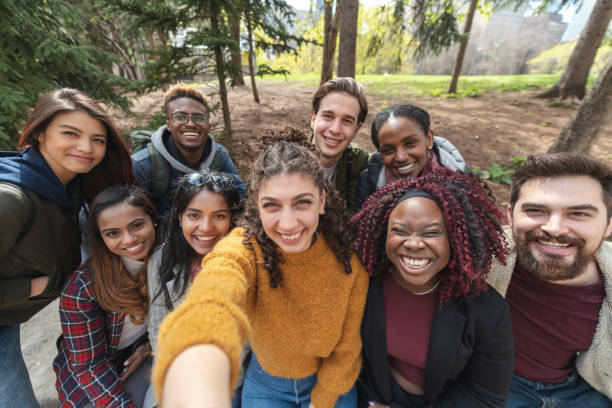 istock Multi-Ethnic Group of University Students Taking a Selfie 1170598289