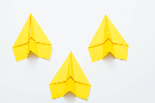 istock business competition three yellow paper airplanes 1170598495