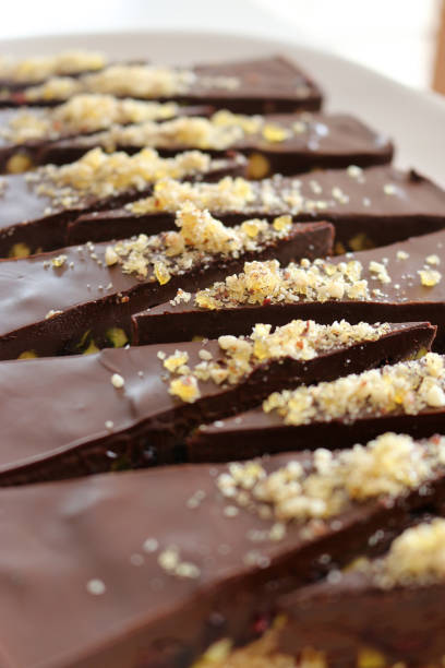 istock Chocolate Ganache Tart with Hazelnut Praline 1170605804