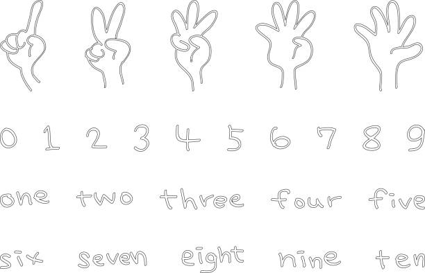 istock set illustration of hand gestures and sign 1170607323