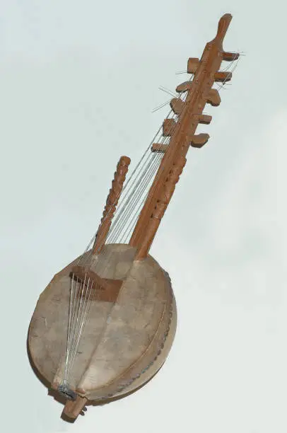 Gambian stringed instrument, the kora
