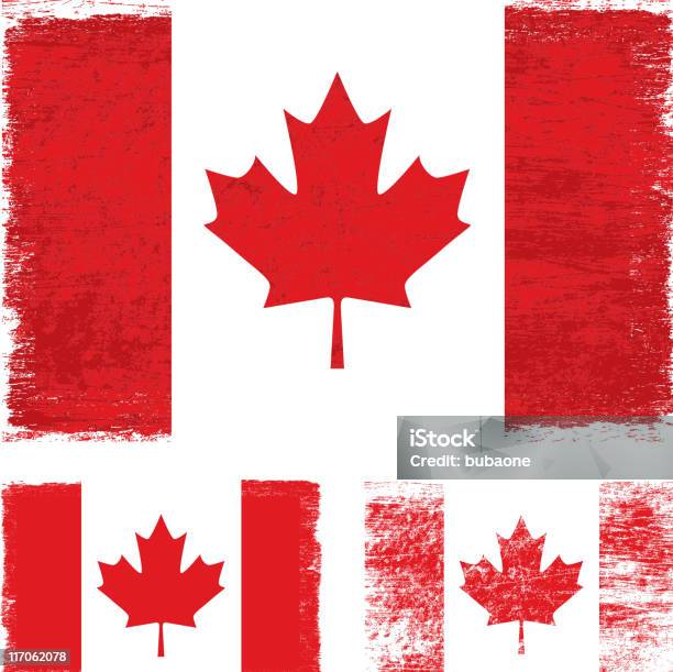 Grunge Canada Flagge Stock Vektor Art und mehr Bilder von Kanada - Kanada, Kanadische Flagge, Zerrissen