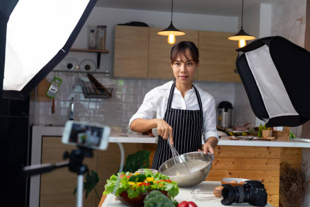 istock woman showing cooking in a studio 1170625755
