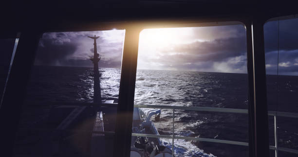 istock POV From the bridge of a boat sailing ocean 1170633520