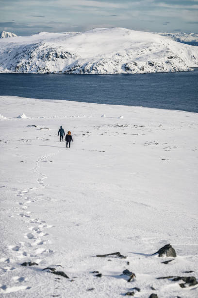 istock Exploring the arctic: hiking near Nordkapp 1170634676