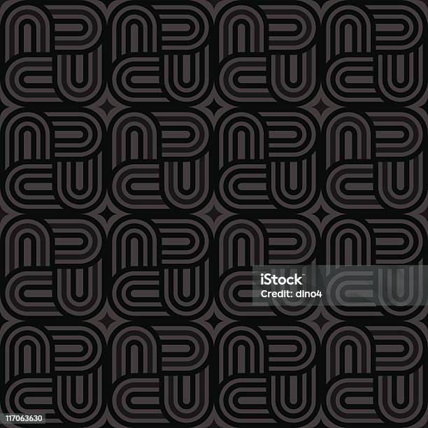 블랙 Geolock 패턴 원활한 0명에 대한 스톡 벡터 아트 및 기타 이미지 - 0명, 2차 도형, 검은색