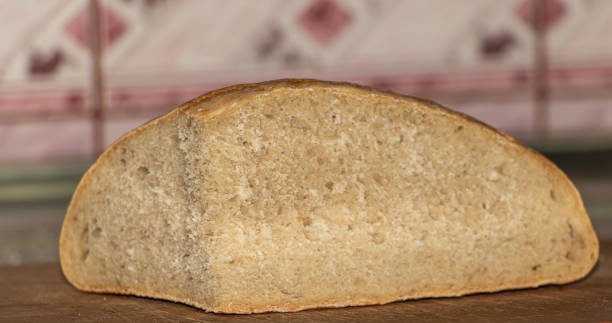 istock Fresh bread in the kitchen close up 1170644797