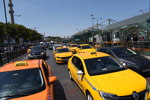 istanbul taxi - wiedenmeier istanbul stock-fotos und bilder