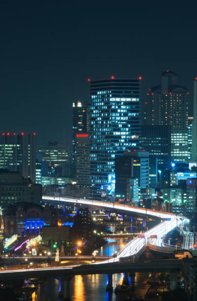 istock Nakanoshima cityscape at night 1170652268
