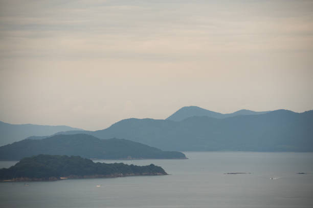 Early morning Seto Inland Sea in Okayama