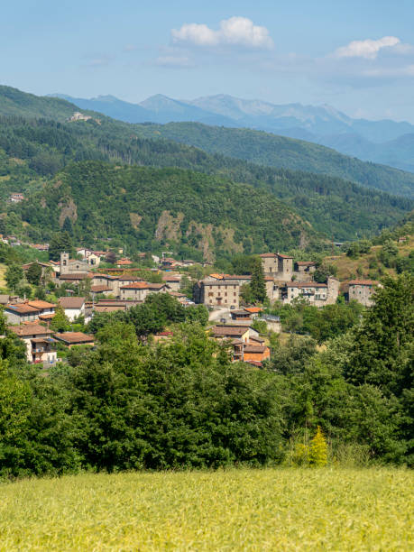 istock Panoramic view of Piazza al Serchio, Tuscany 1170653913