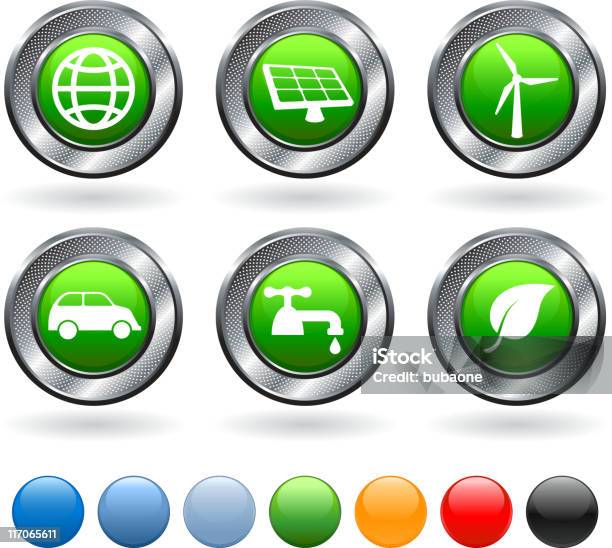 Alternative Energie Lizenzfreie Vektor Iconset Stock Vektor Art und mehr Bilder von Gitter - Gitter, Sonnenenergie, Auto