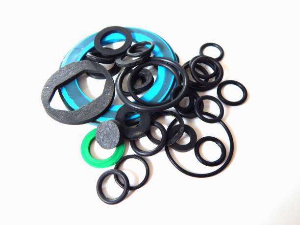 istock Rubber sealing rings. Elastic sealing elements. Rubber pads. 1170662381