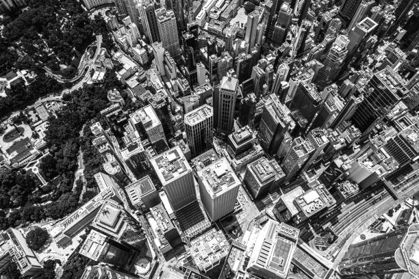 istock Hong Kong city skyline with B&W color 1170667961