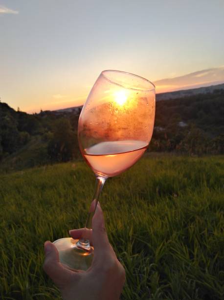 istock Swirl wine outdoor with hand 1170668384