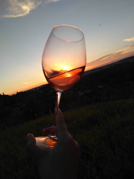 istock Swirl wine outdoor with hand 1170668422