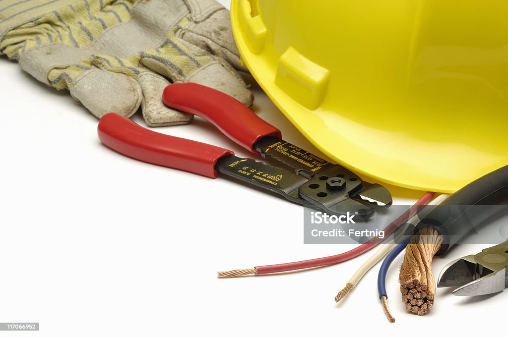 Electrician's tools Electrician's tools. Blue-collar Worker Stock Photo