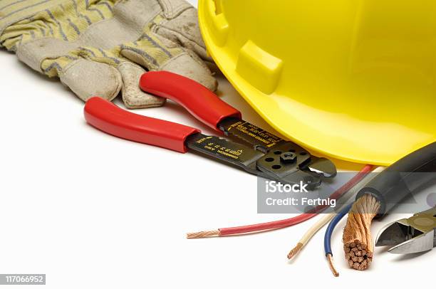 Electricians Tools Stock Photo - Download Image Now - Blue-collar Worker, Cable, Color Image