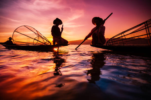 istock Fishermen on Inle Lake, Myanmar 1170671393