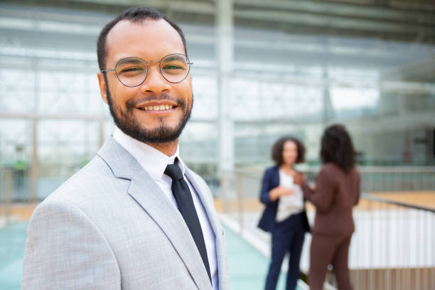 istock Cheerful handsome businessman 1170672316