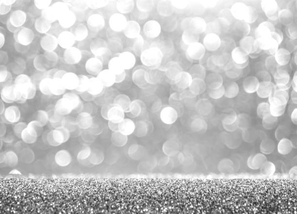 istock Abstract glitter silver background. Holiday shiny texture. Winter xmas theme 1170674096