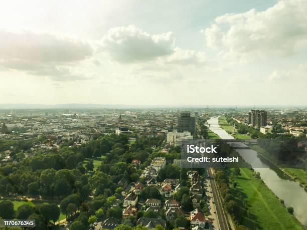 Mannheim Ludwigshafen Stock Photo - Download Image Now - City, Germany, Ludwigshafen