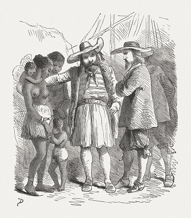Ilustración de Llegada De Los Primeros Esclavos Africanos A Virginia En 1621 y más Vectores Libres de Derechos de Esclavitud - iStock Ilustración de Llegada De Los Primeros Esclavos Africanos A Virginia En 1621 y más Vectores Libres de Derechos de Esclavitud - iStock