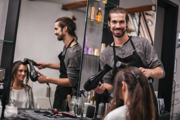 istock Hairstyling in saloon 1170687351