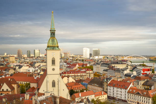 istock Aerial view of Bratislava 1170695633