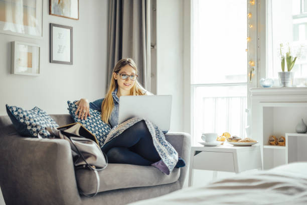 istock Young woman at home 1170696260