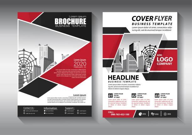 istock Business abstract vector template. Brochure design, cover modern layout, annual report, poster, flyer in A4 with colorful triangles, geometric shapes for tech, science, market with light background 1170696267