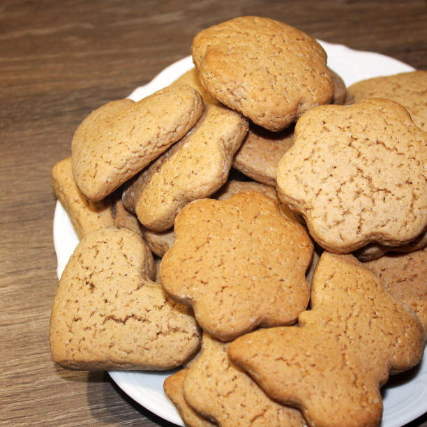 istock Cookies on a plate. Bakery products 1170696358