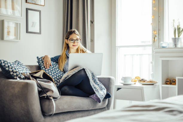 istock Young woman at home 1170696918
