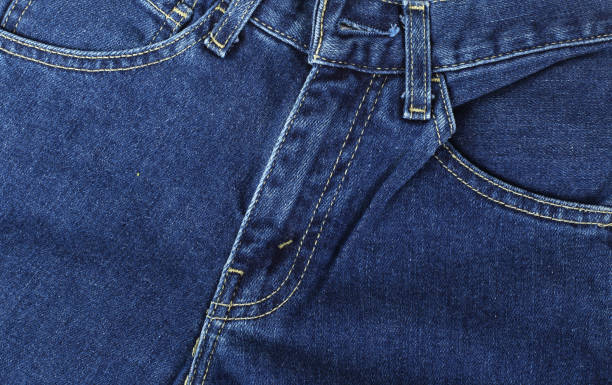 istock Clothes, shoes and accessories - Front view fragment blue jeans 1170698907
